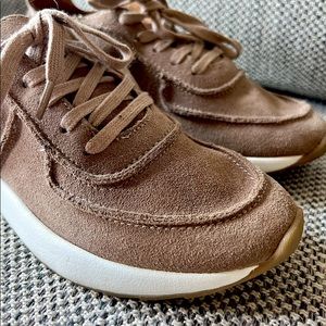 Lucky Brand Leather Sneakers - Womens Size 6M / 36.5